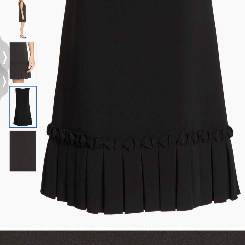Tahari Pleated Shift Dress, size 12 - Picture 3 of 12